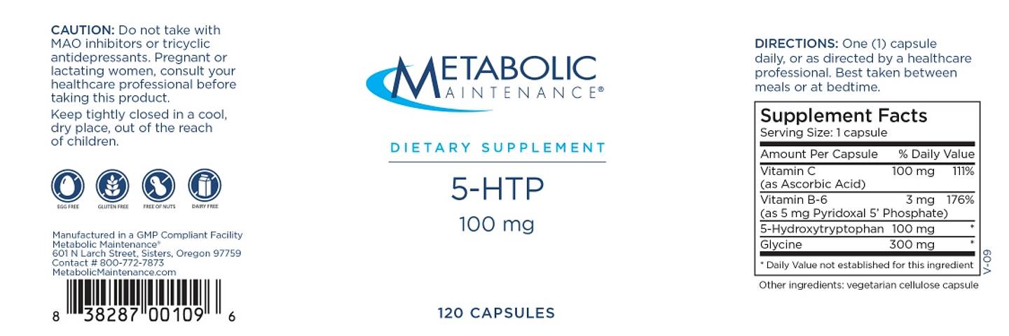 Metabolic Maintenance, 5-HTP label