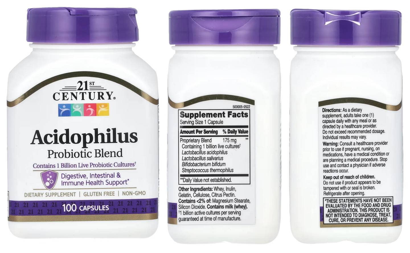 21st Century, Acidophilus Probiotic Blend packaging