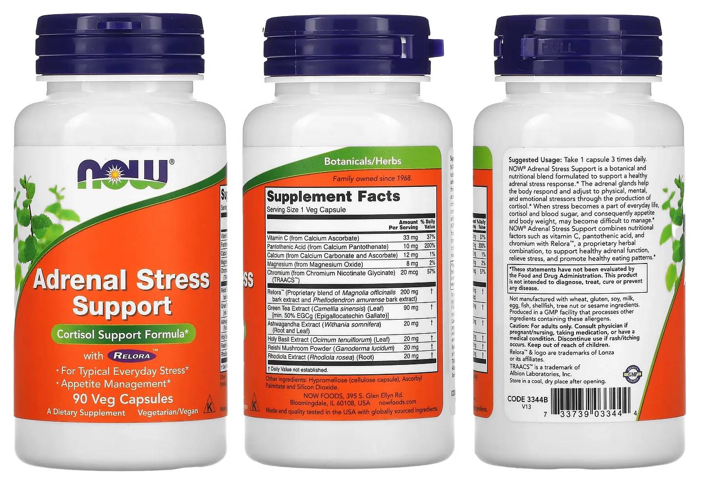 NOW Foods, Adrenal Stress Support packaging