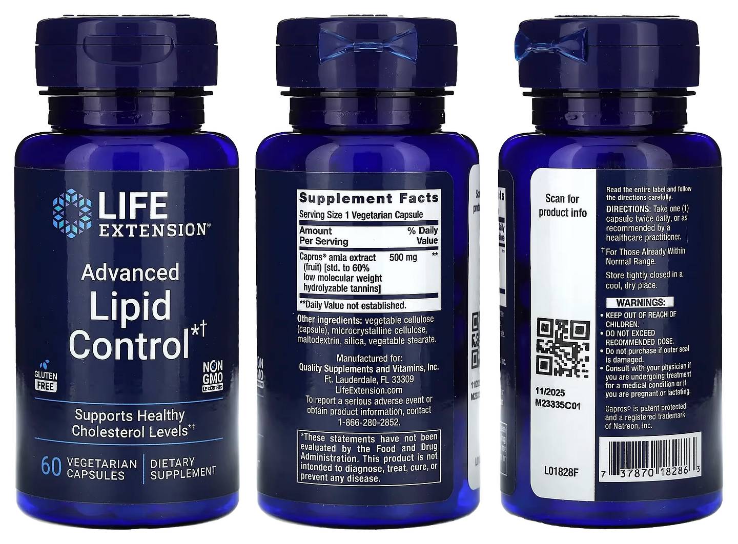 Life Extension, Advanced Lipid Control packaging