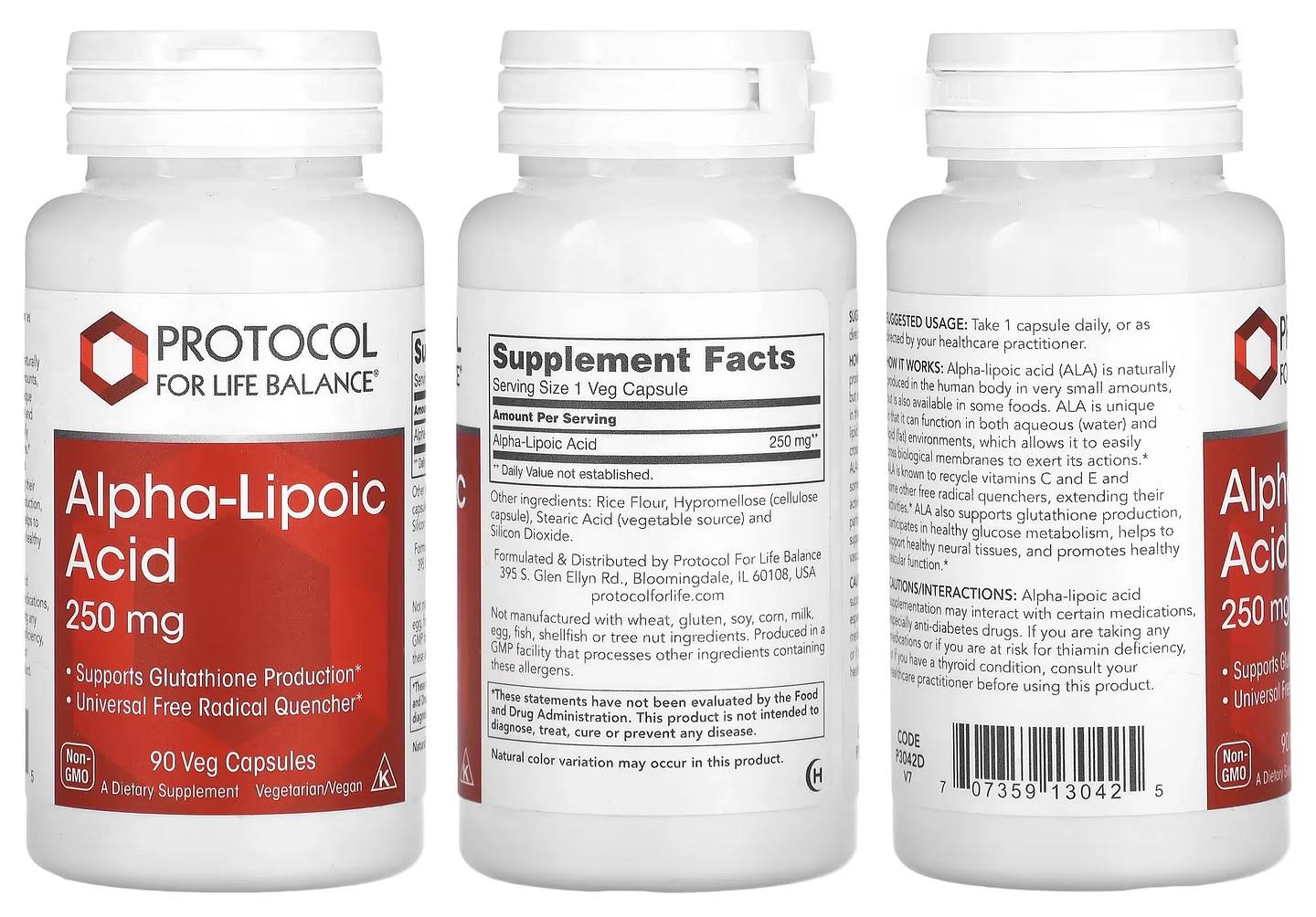 Protocol for Life Balance, Alpha-Lipoic Acid packaging