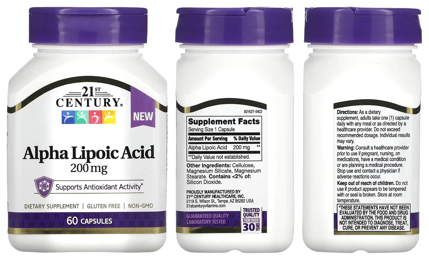 21st Century, Alpha Lipoic Acid packaging