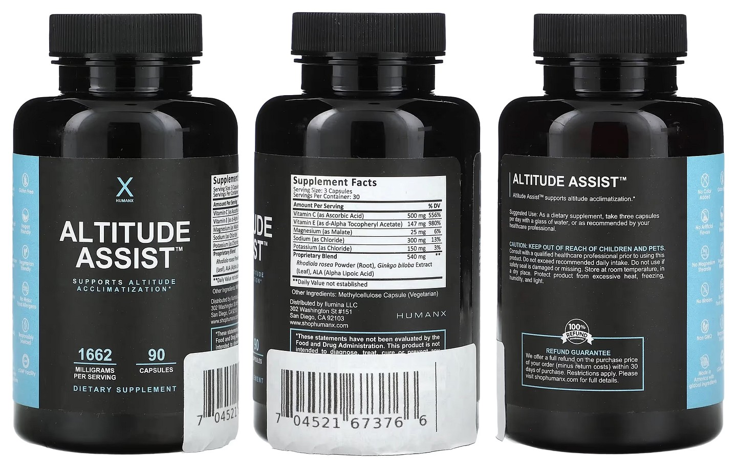 Humanx, Altitude Assist packaging