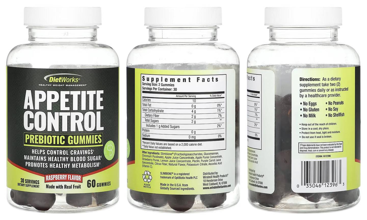 DietWorks, Appetite Control packaging