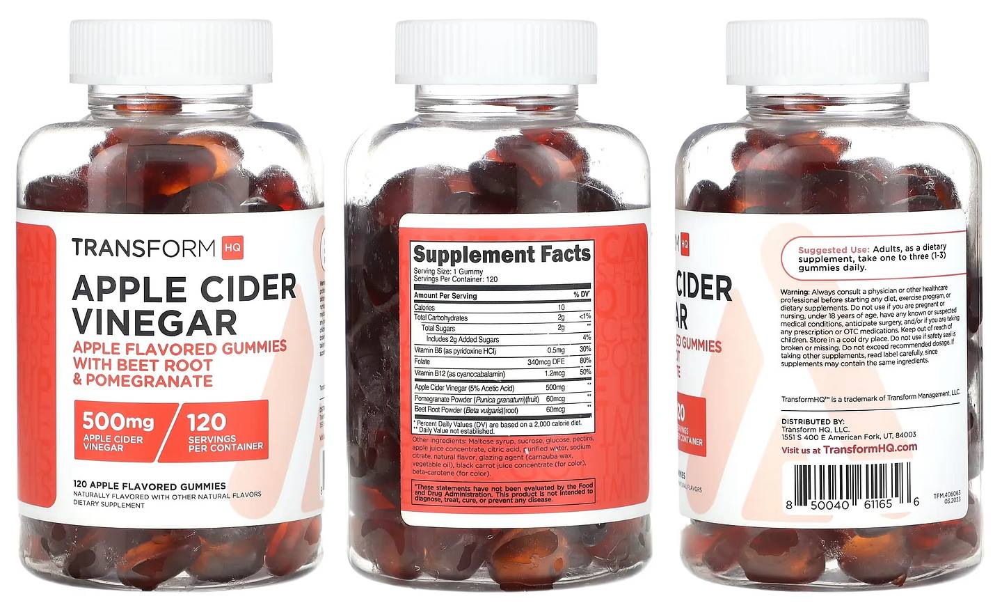 TransformHQ, Apple Cider Vinegar packaging