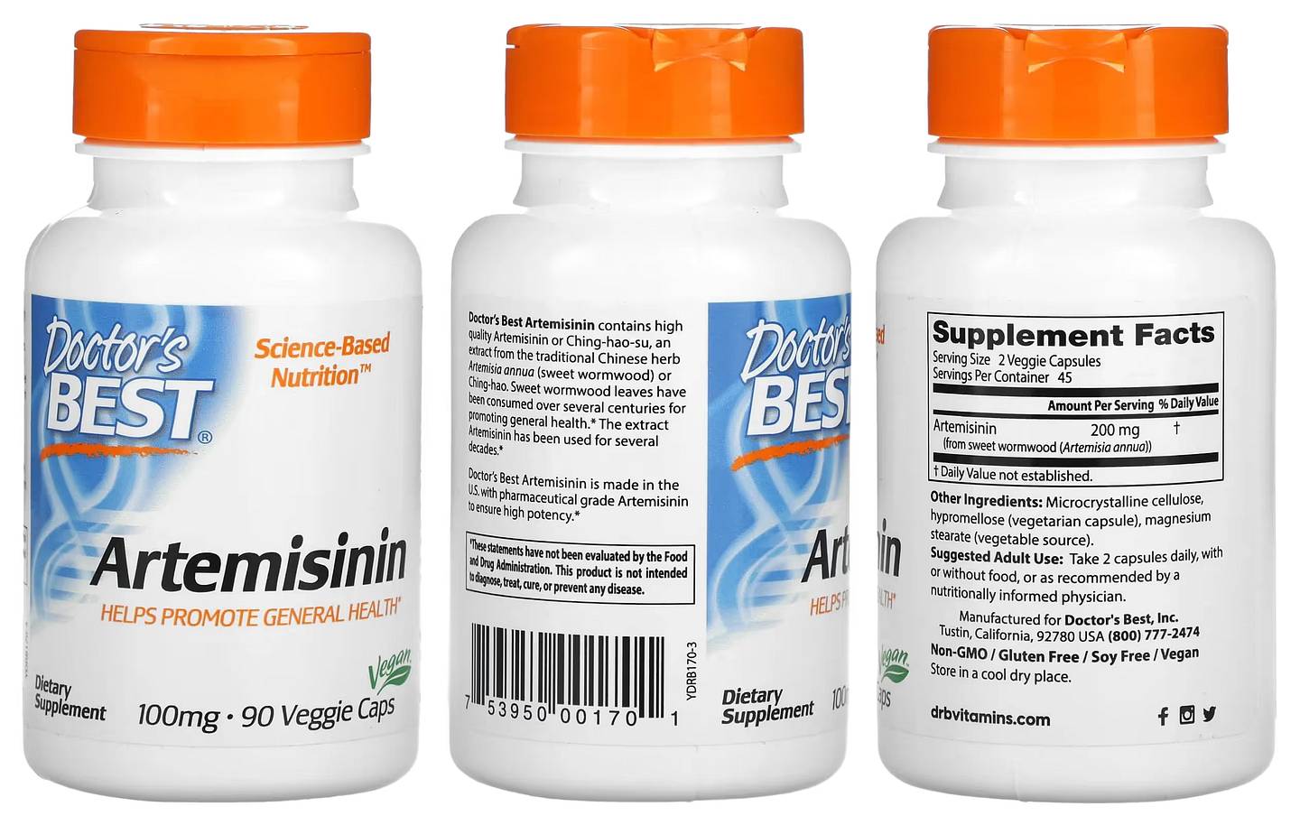 Doctor's Best, Artemisinin packaging