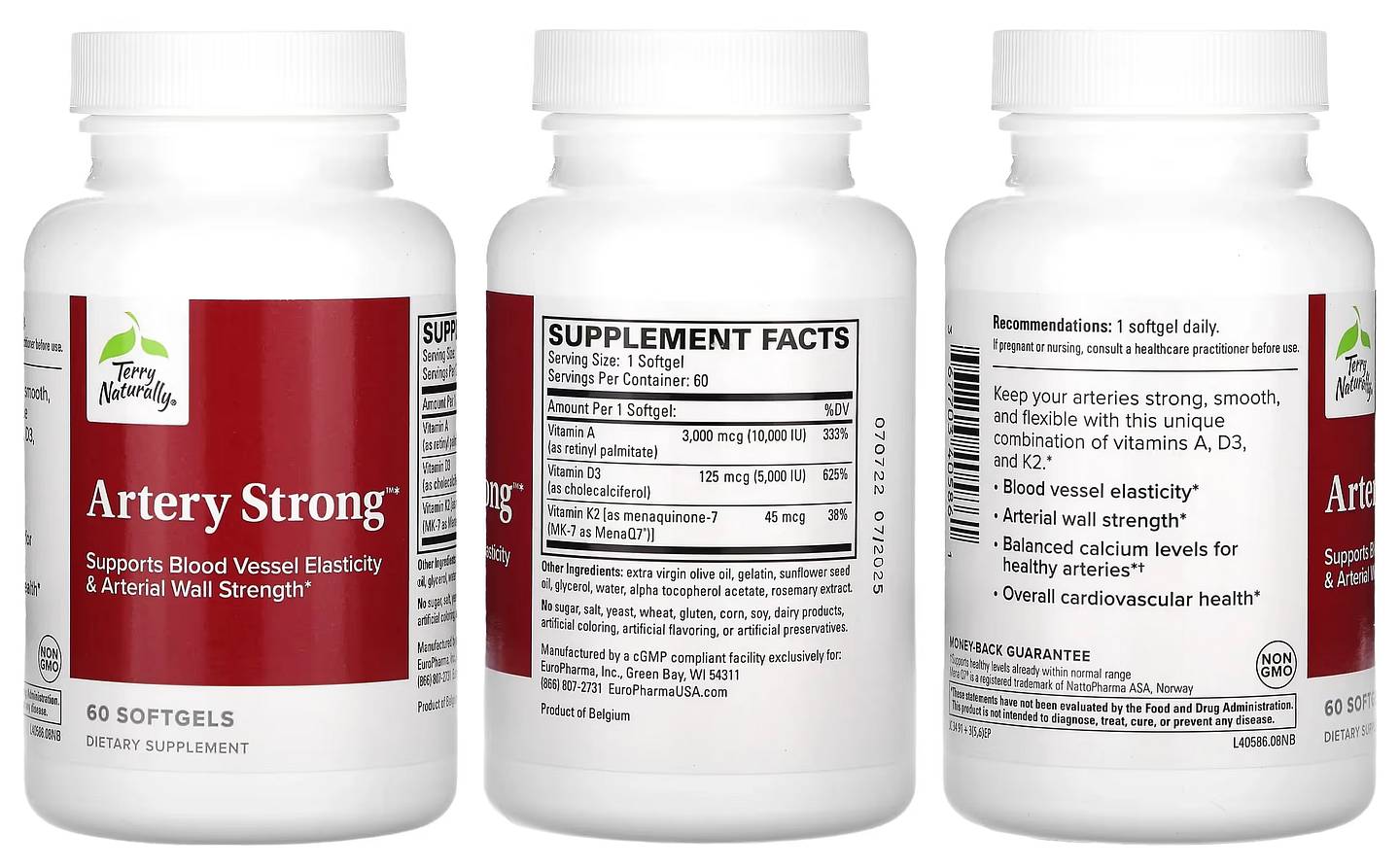 Terry Naturally, Artery Strong packaging