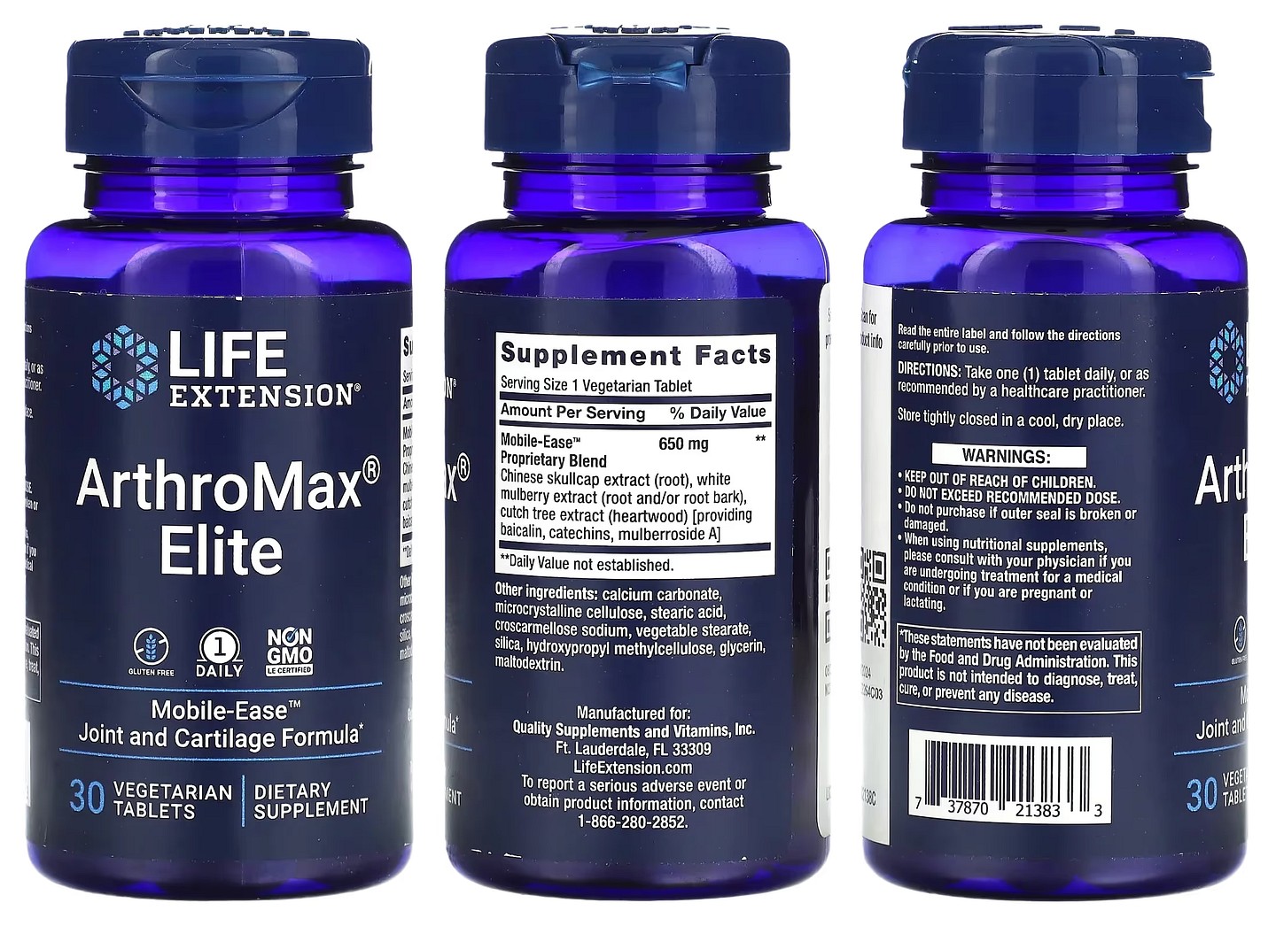 Life Extension, ArthroMax Elite packaging