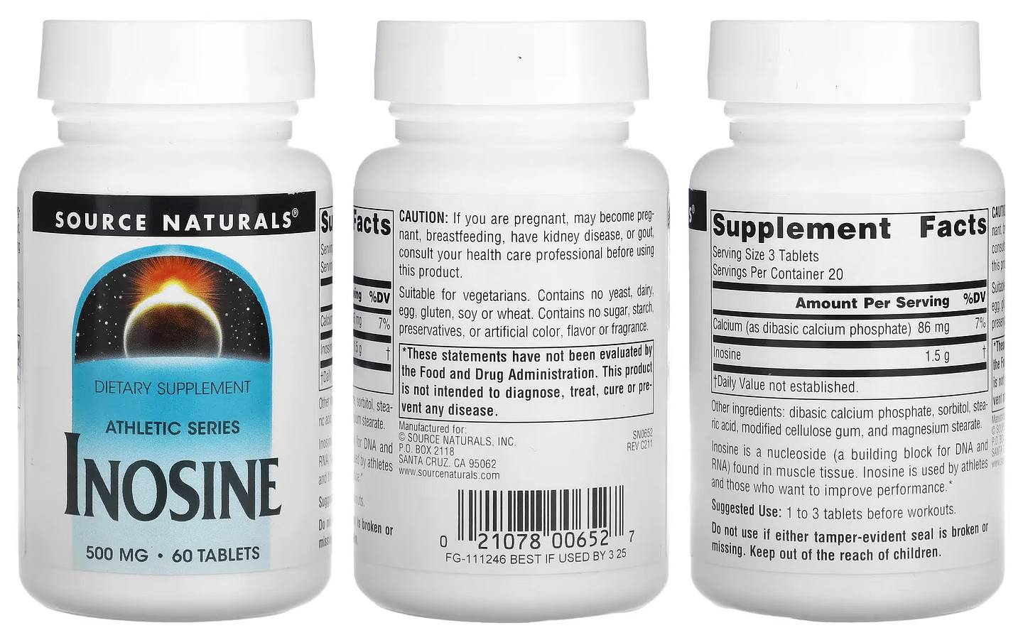 Source Naturals, Athletic Series packaging