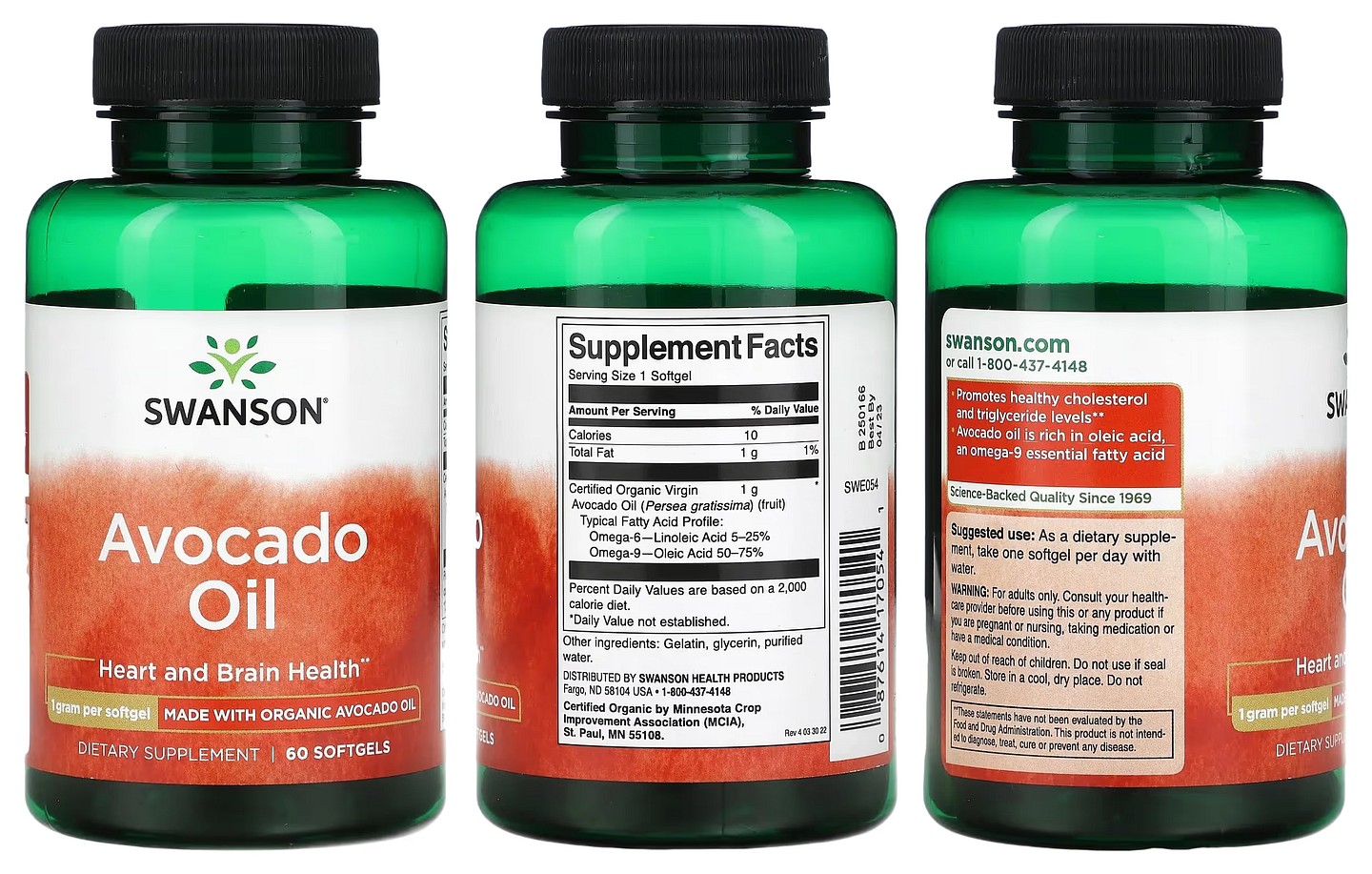 Swanson, Avocado Oil packaging