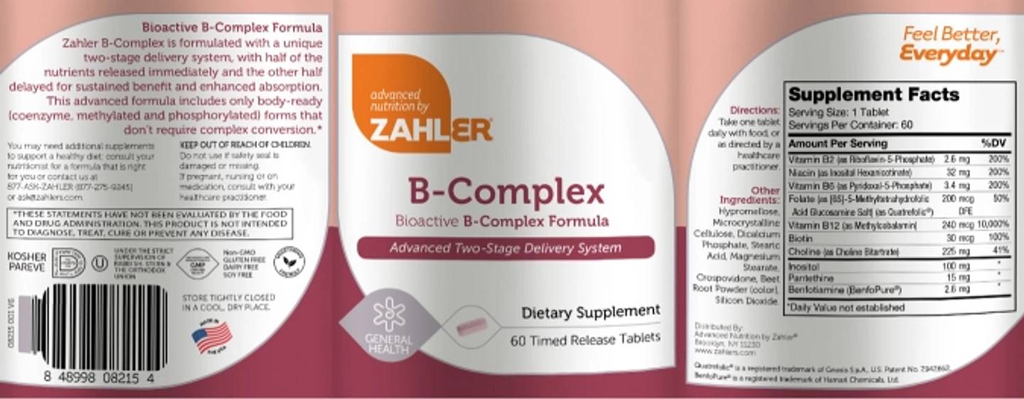 Zahler, B- Complex label