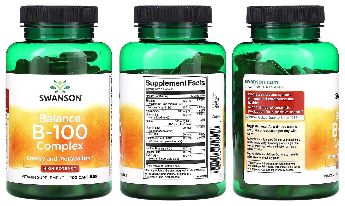 Swanson, Balance B-100 Complex packaging