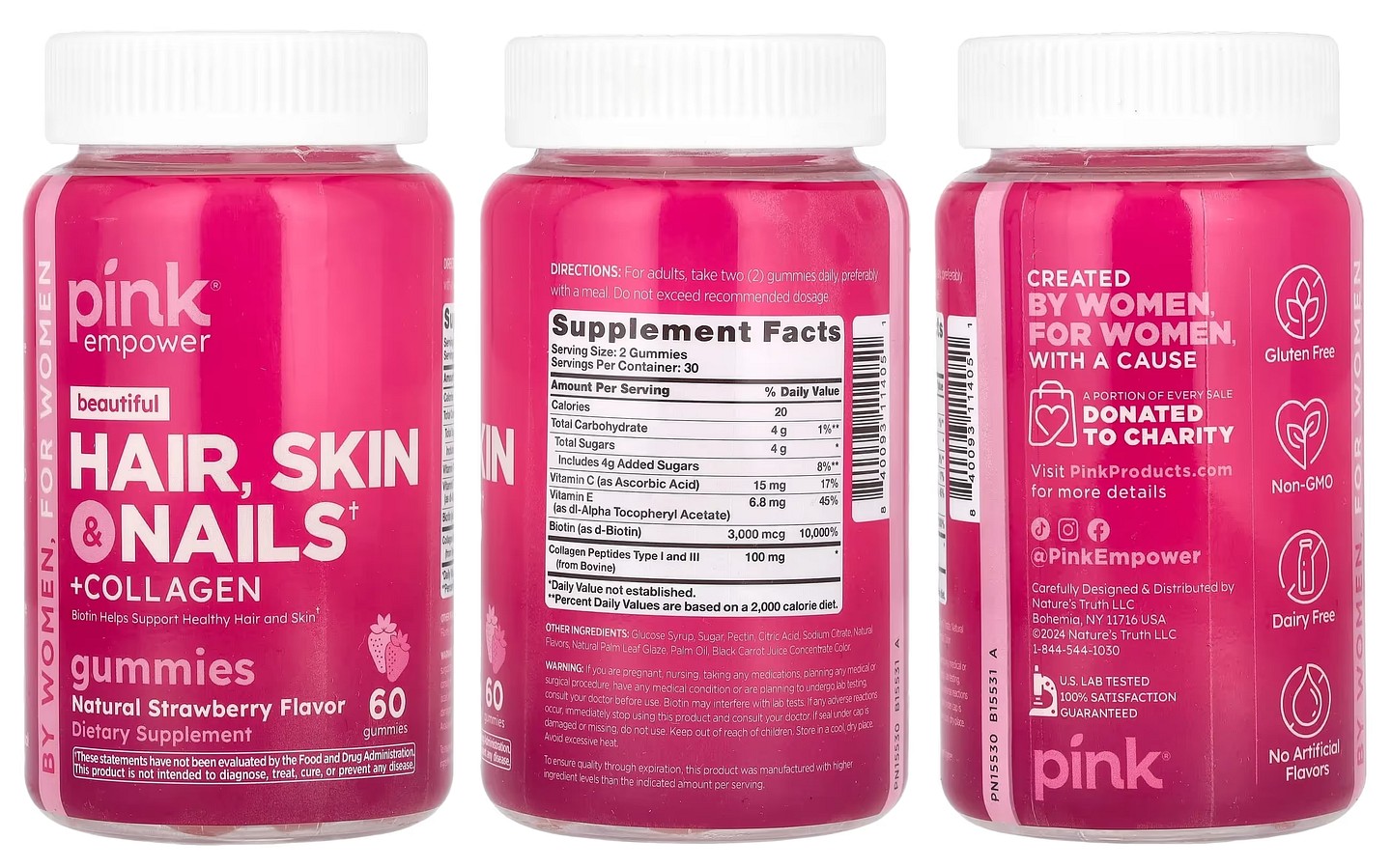 Pink, Beautiful Hair packaging