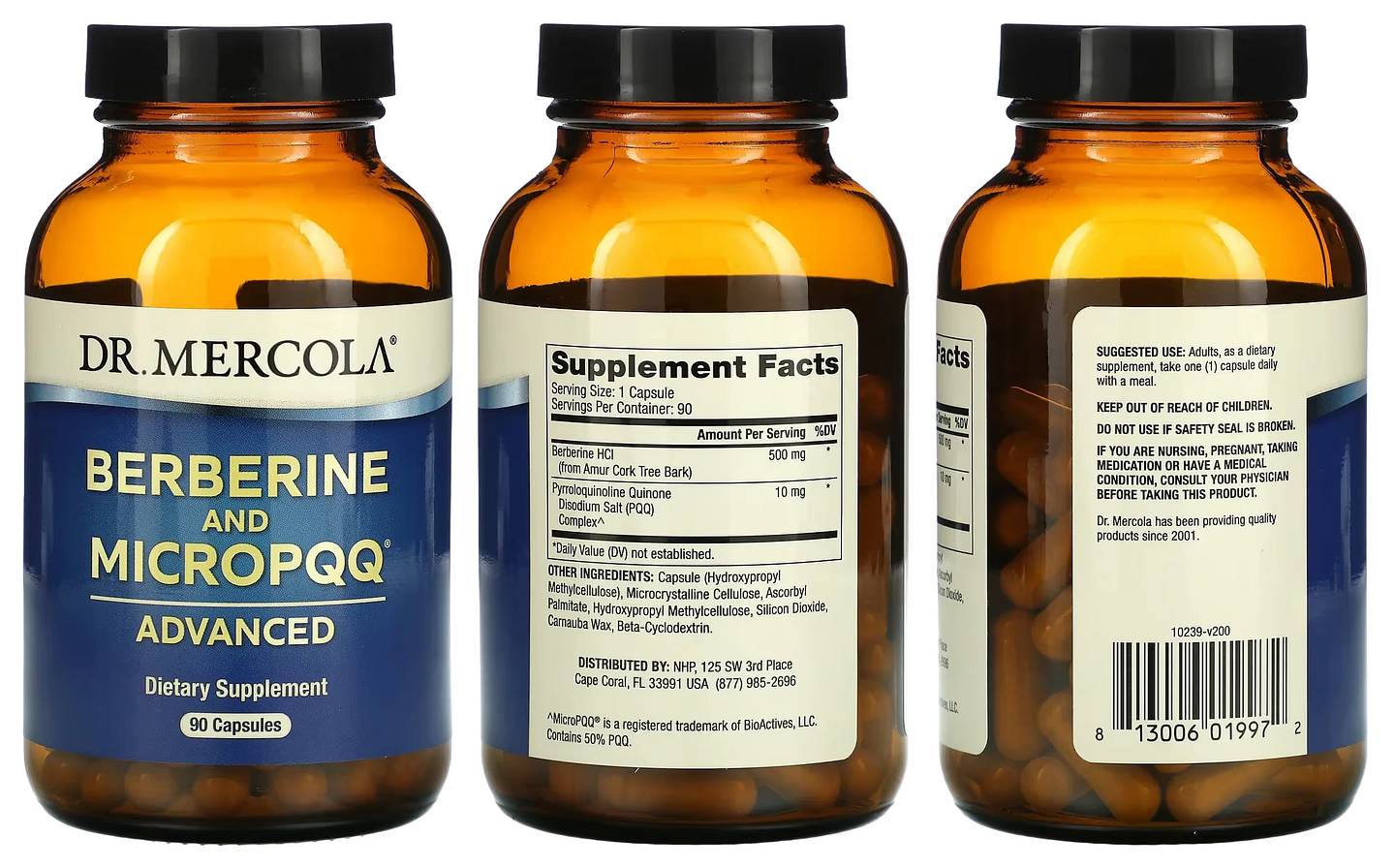 Dr. Mercola, Berberine packaging