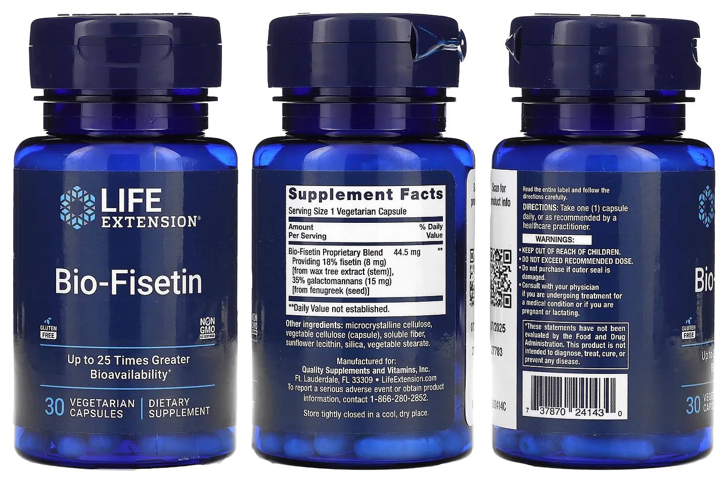 Life Extension, Bio- Fisetin packaging