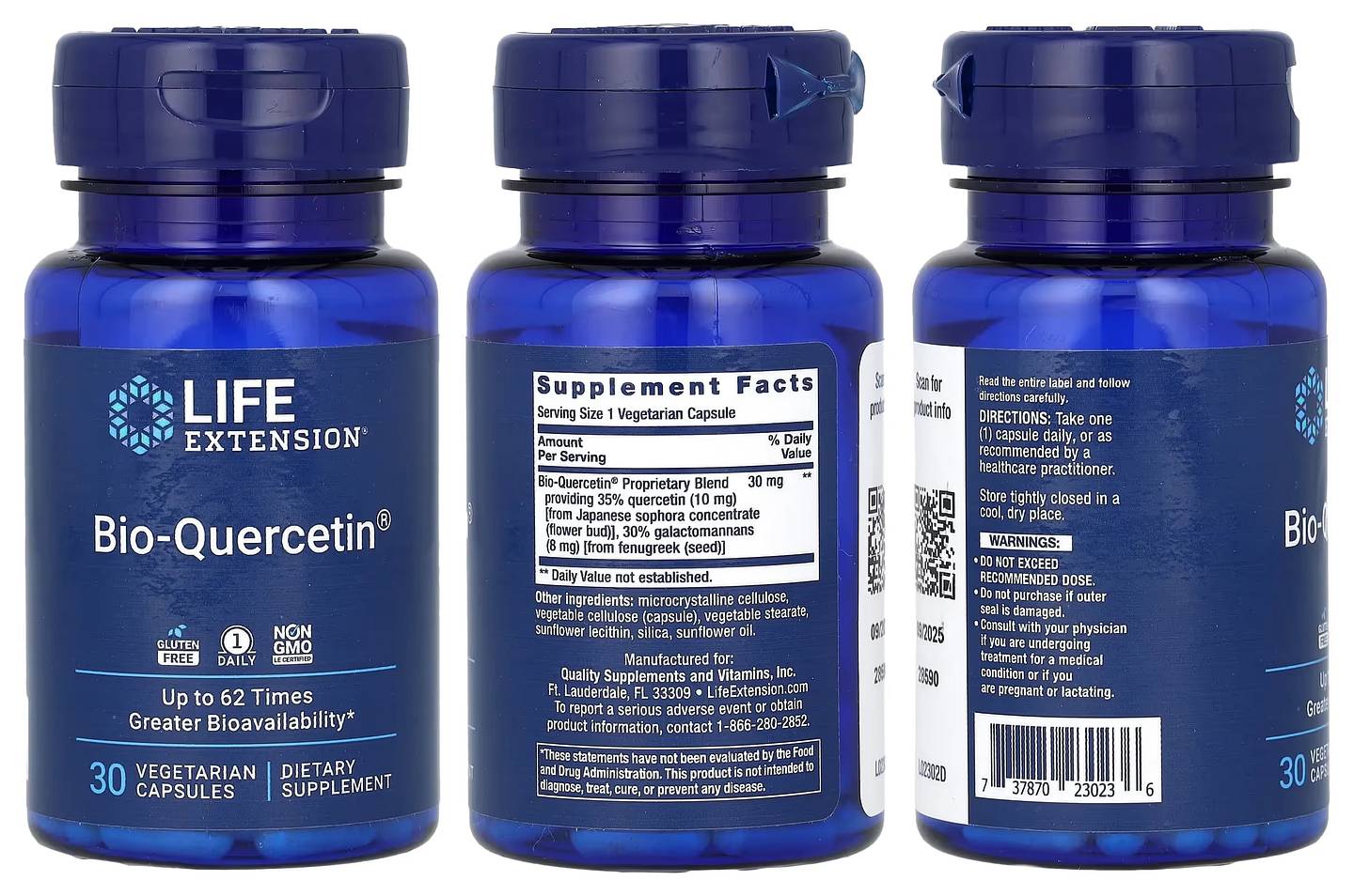 Life Extension, Bio-Quercetin packaging