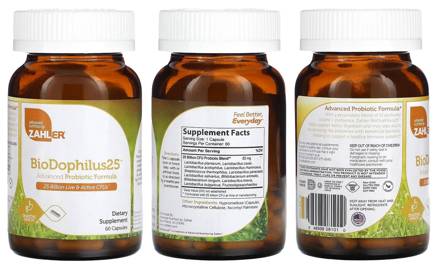 Zahler, BioDophilus25 packaging