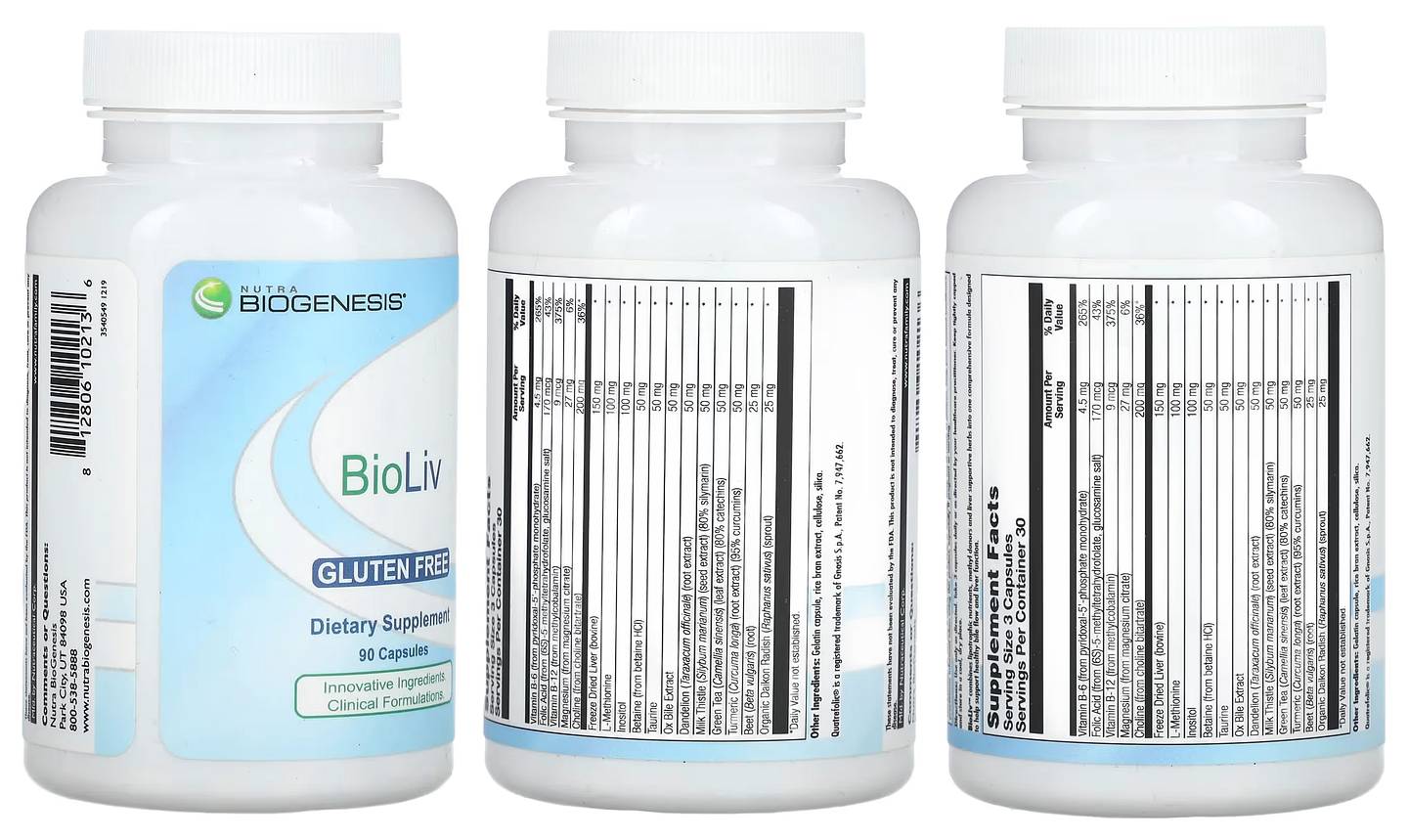 Nutra BioGenesis, BioLiv packaging