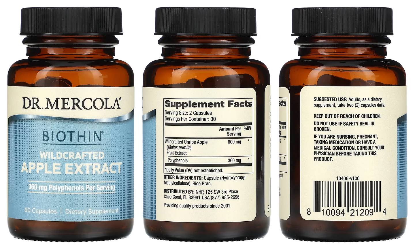 Dr. Mercola, Biothin packaging