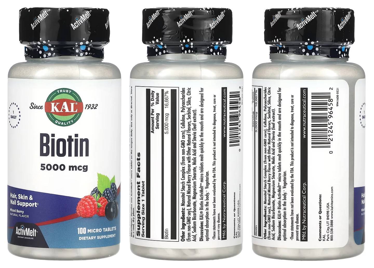 KAL, Biotin packaging