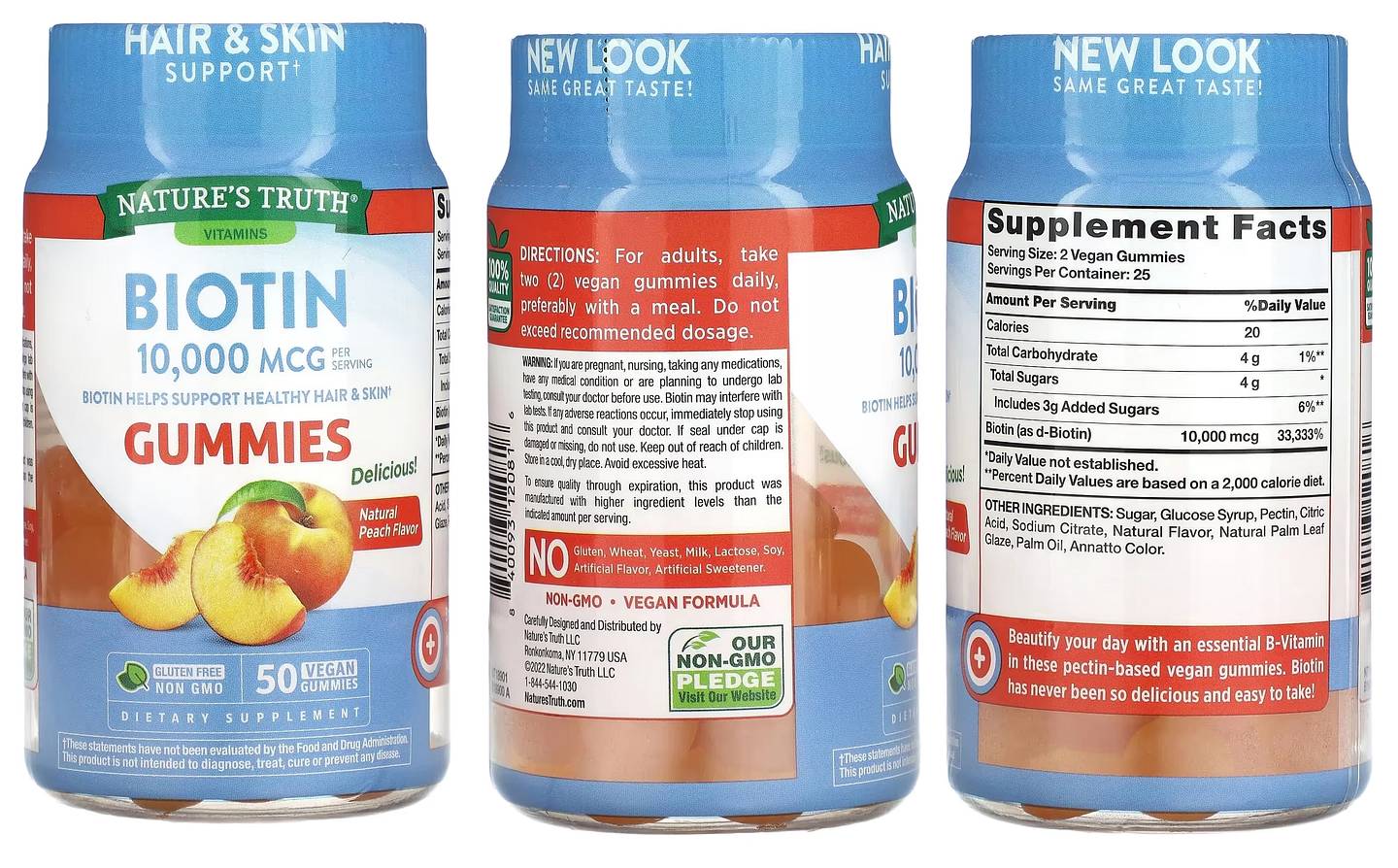 Nature's Truth, Biotin packaging