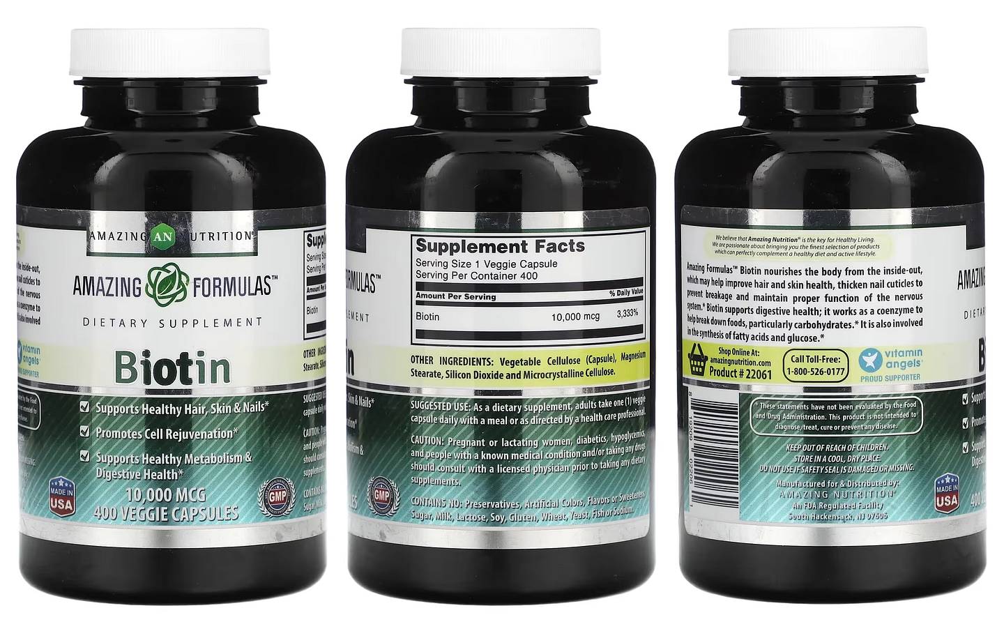 Amazing Nutrition, Biotin packaging