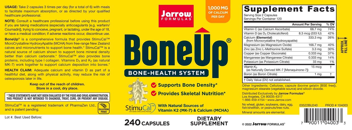 Jarrow Formulas, BoneUp label