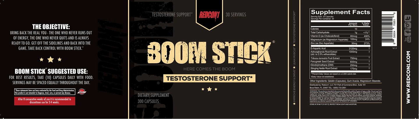 Redcon1, Boom Stick label