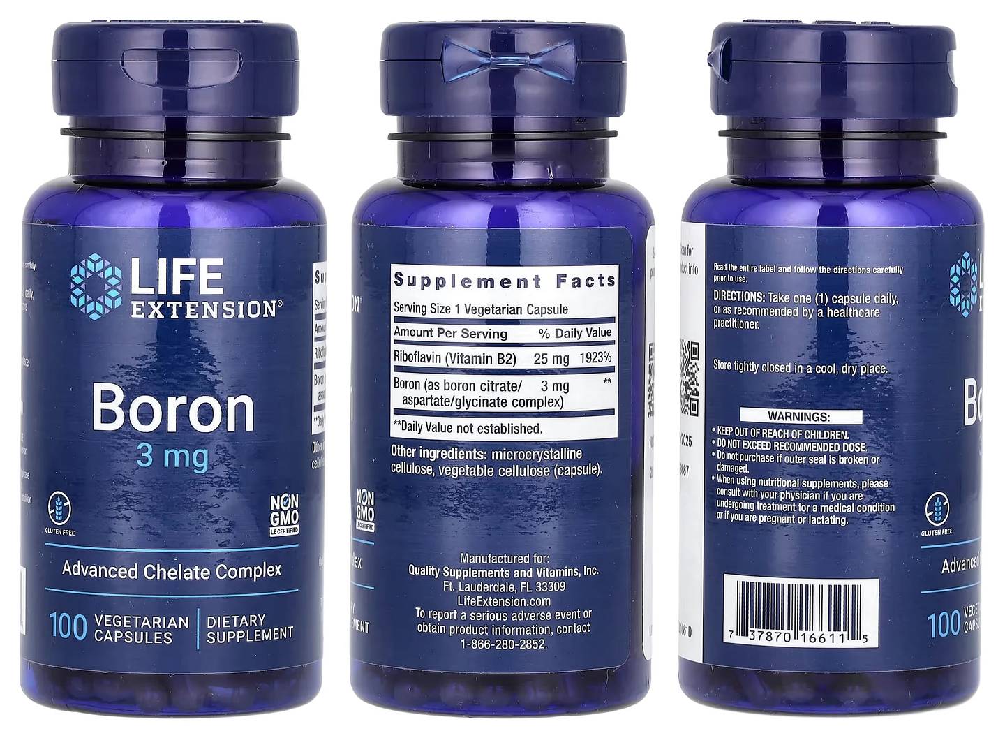 Life Extension, Boron packaging