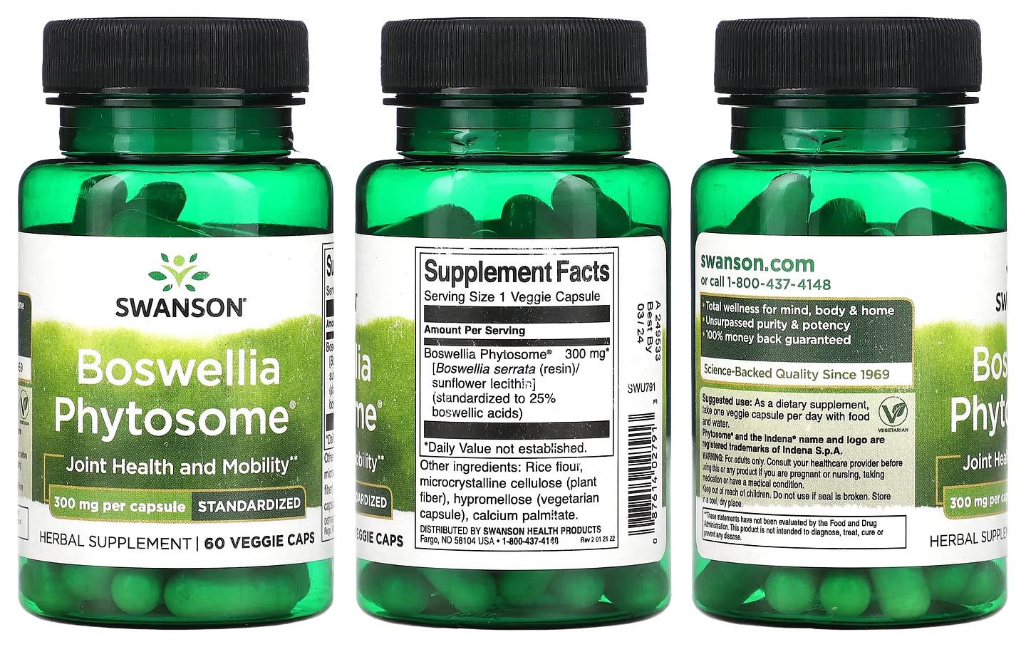 Swanson, Boswellia Phytosome packaging