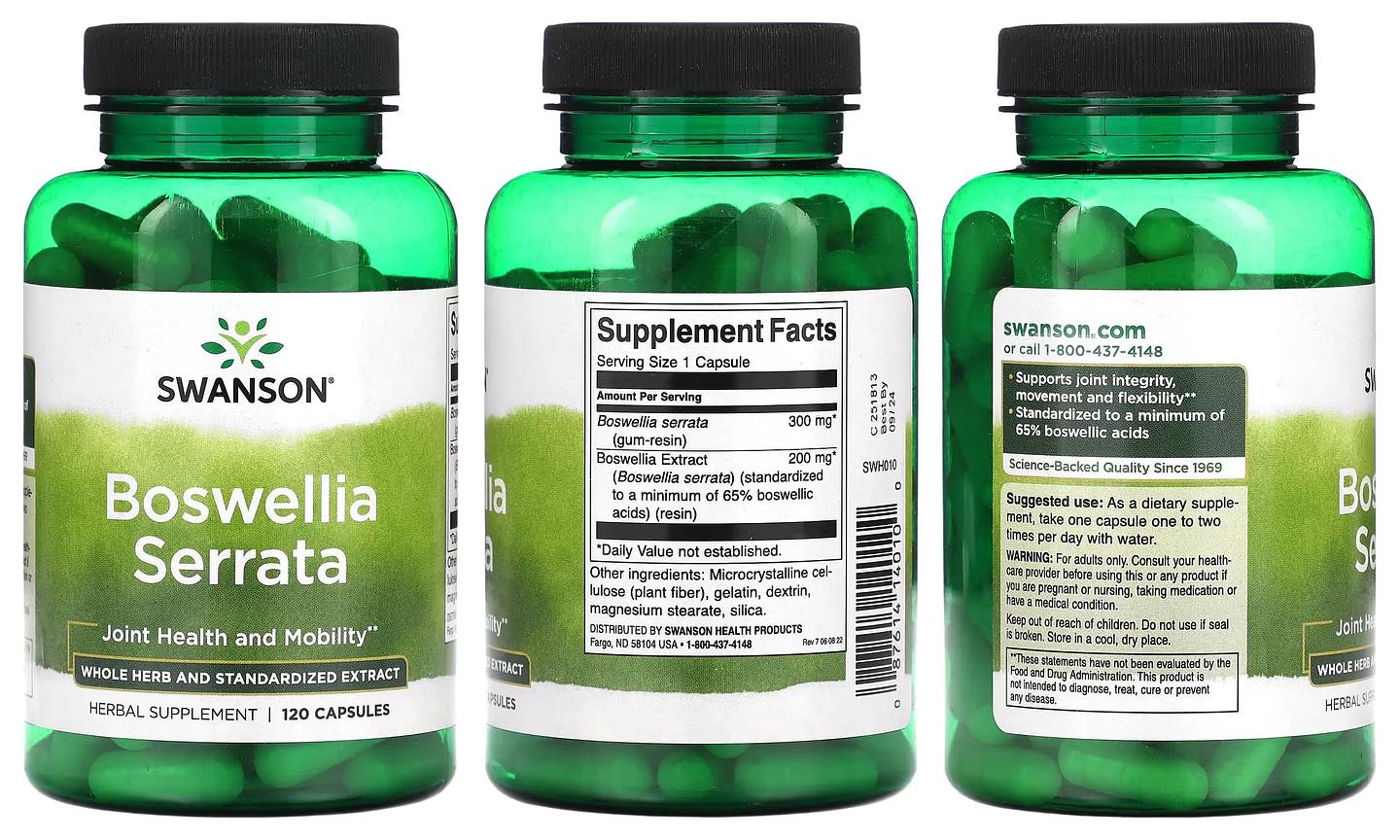 Swanson, Boswellia Serrata packaging