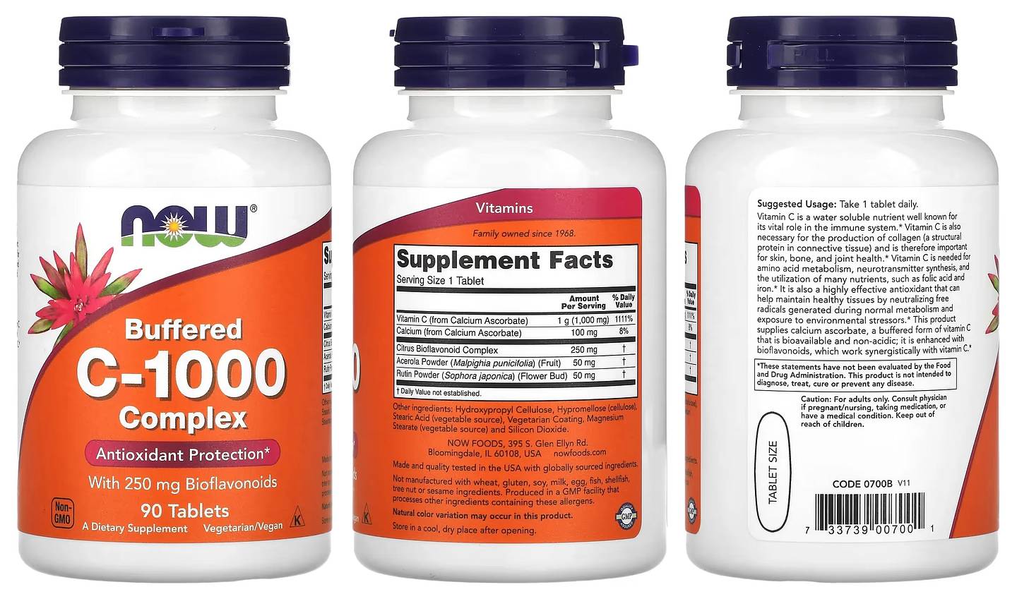 NOW Foods, Buffered C-1000 Complex packaging