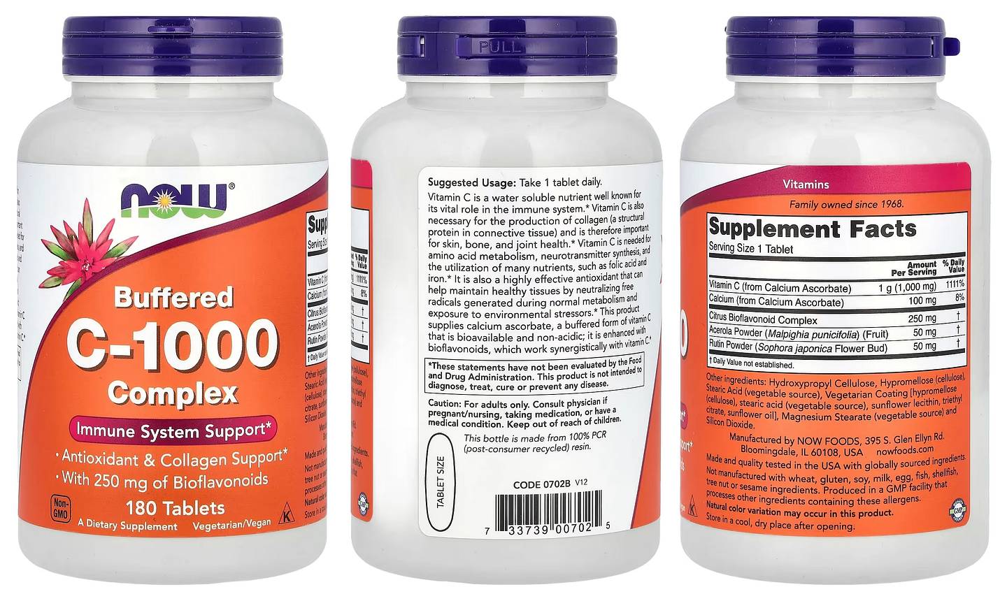 NOW Foods, Buffered C-1000 Complex packaging