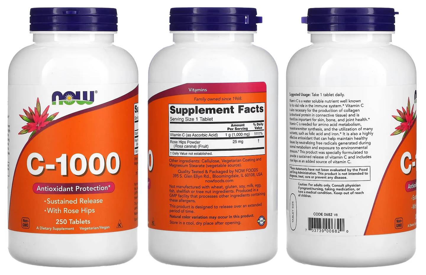 NOW Foods, C-1000 packaging