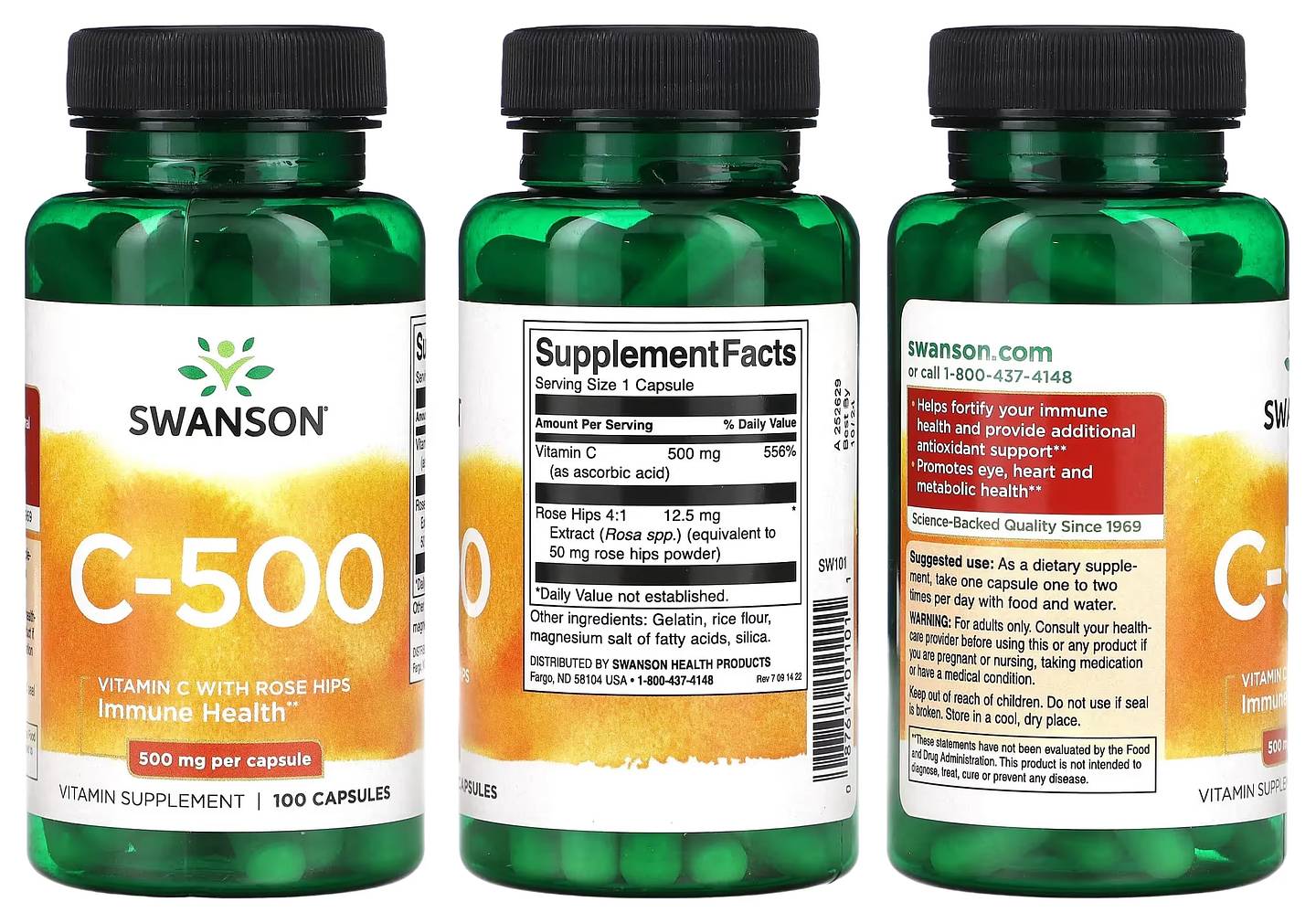 Swanson, C-500 packaging