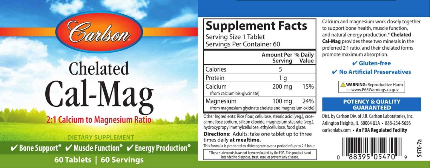 Carlson, Chelated Cal-Mag label