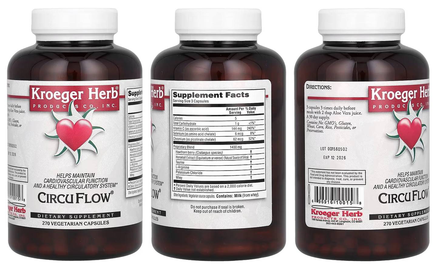 Kroeger Herb Products, CircuFlow packaging