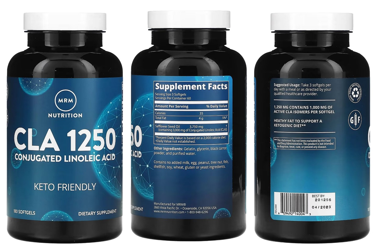 MRM Nutrition, CLA 1250 packaging