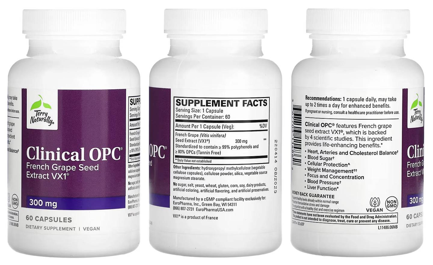 Terry Naturally, Clinical OPC packaging