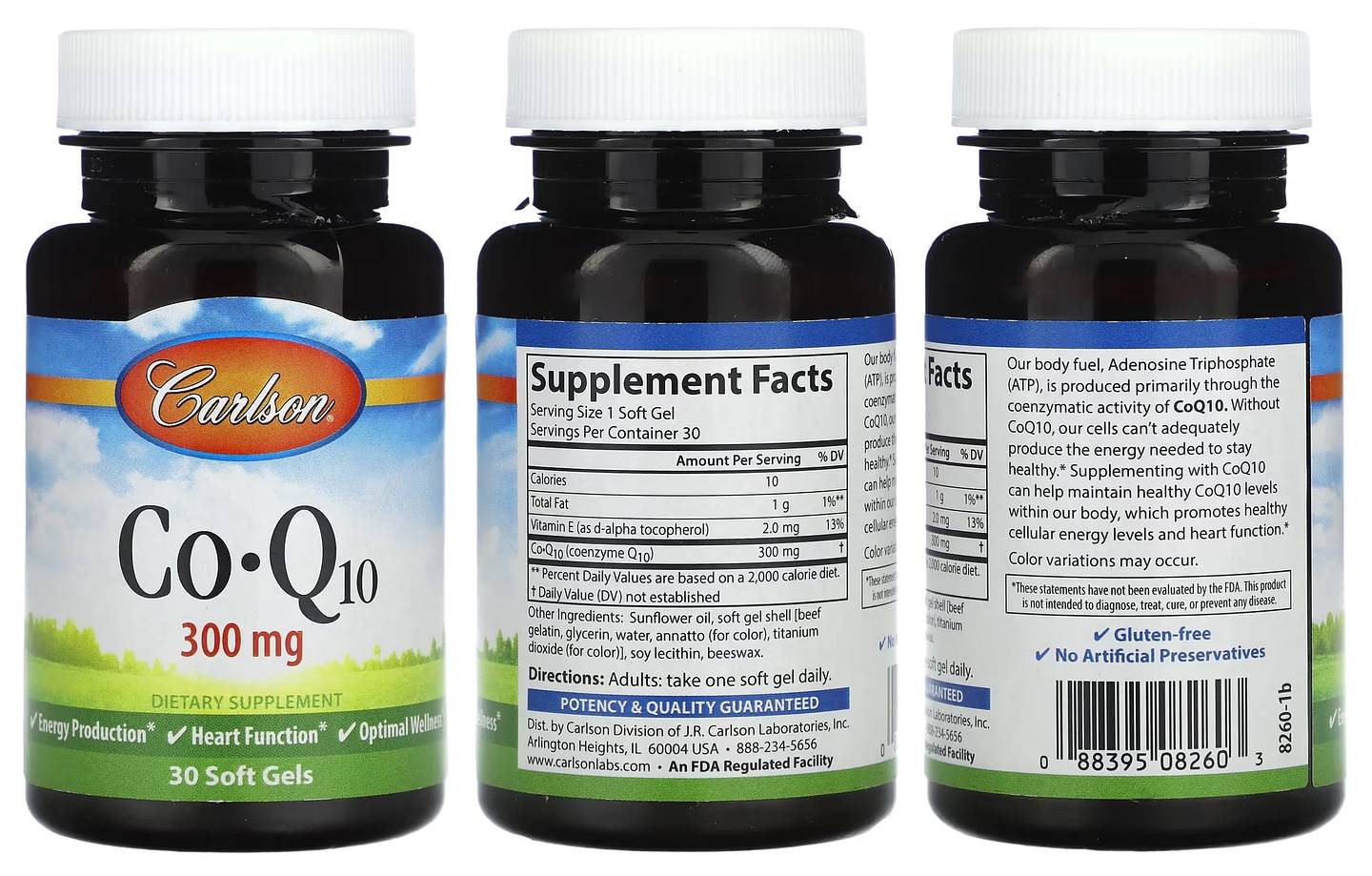 Carlson, Co-Q10 packaging