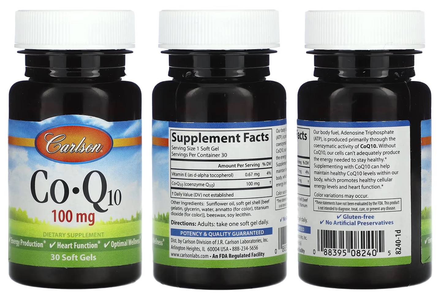 Carlson, Co-Q10 packaging