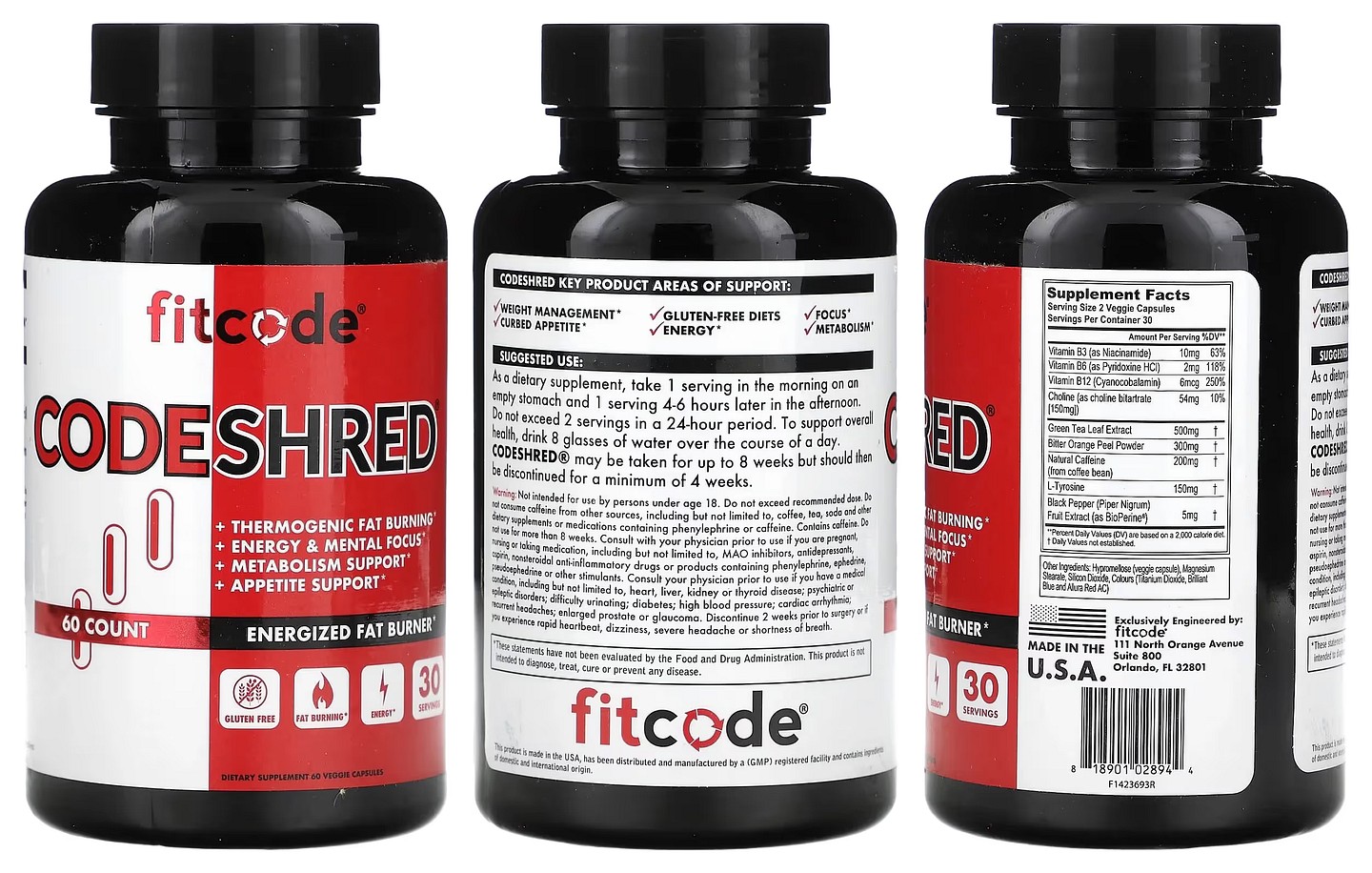fitcode, CodeShred packaging