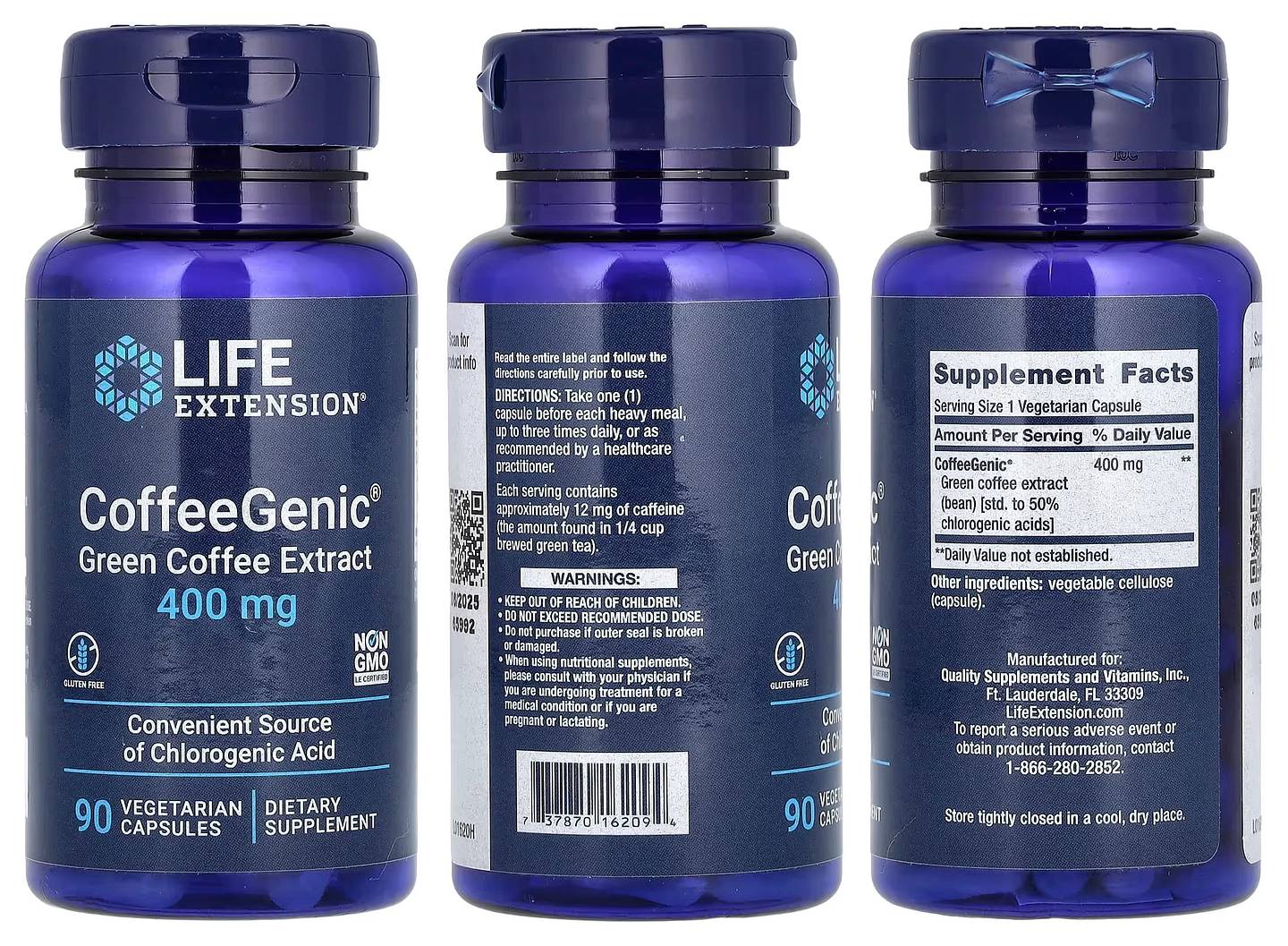 Life Extension, CoffeeGenic packaging