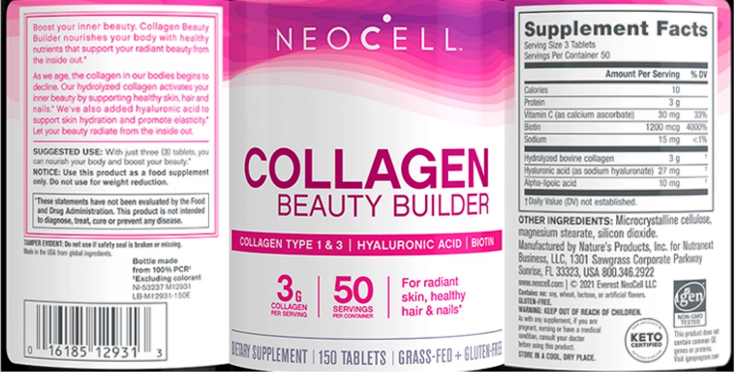 NeoCell, Collagen Beauty Builder label