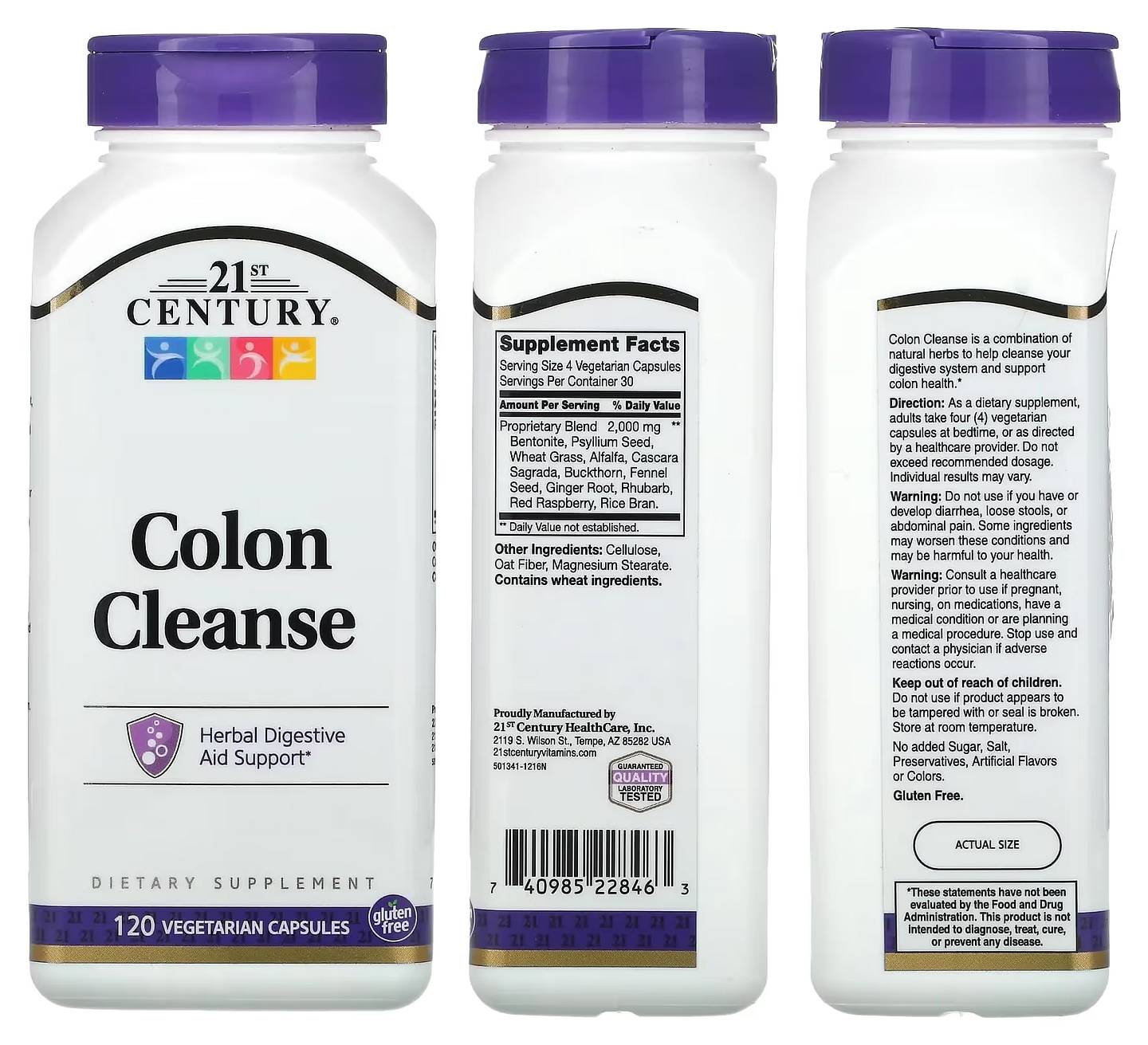 21st Century, Colon Cleanse packaging