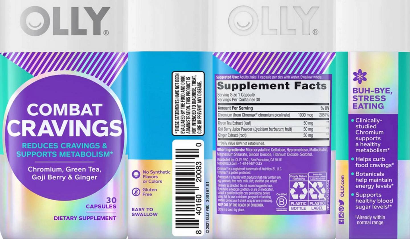 OLLY, Combat Cravings label