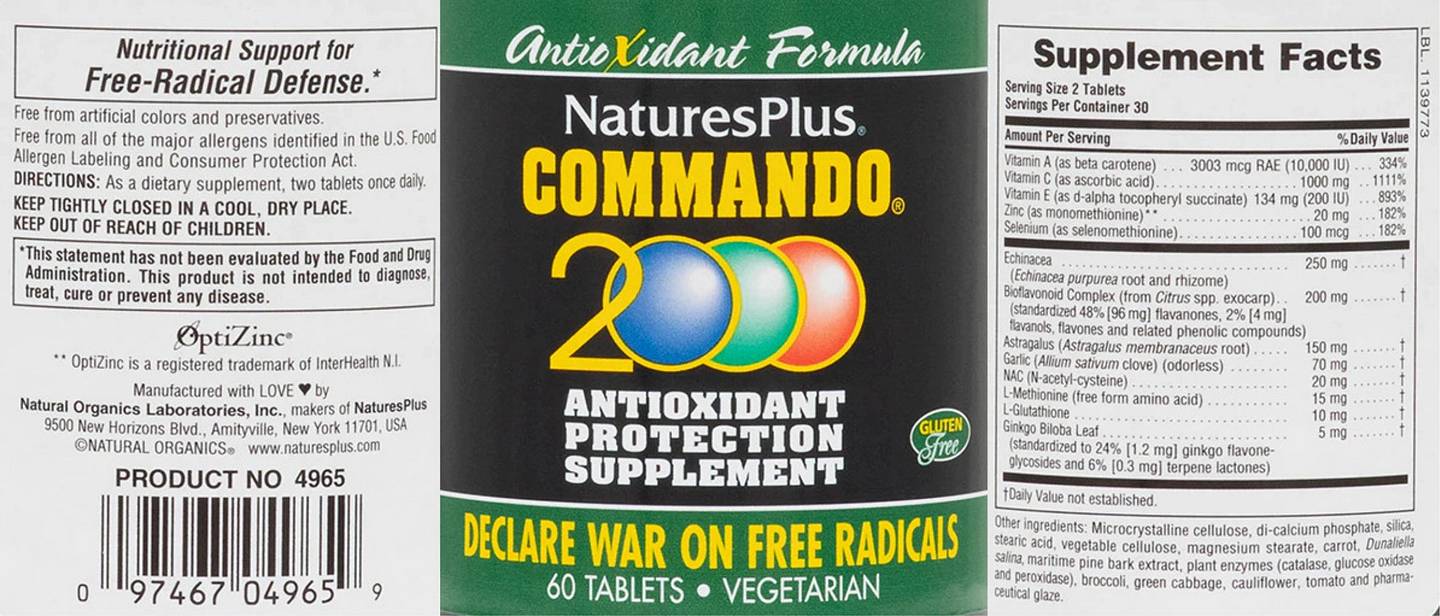 NaturesPlus, Commando 2000 label