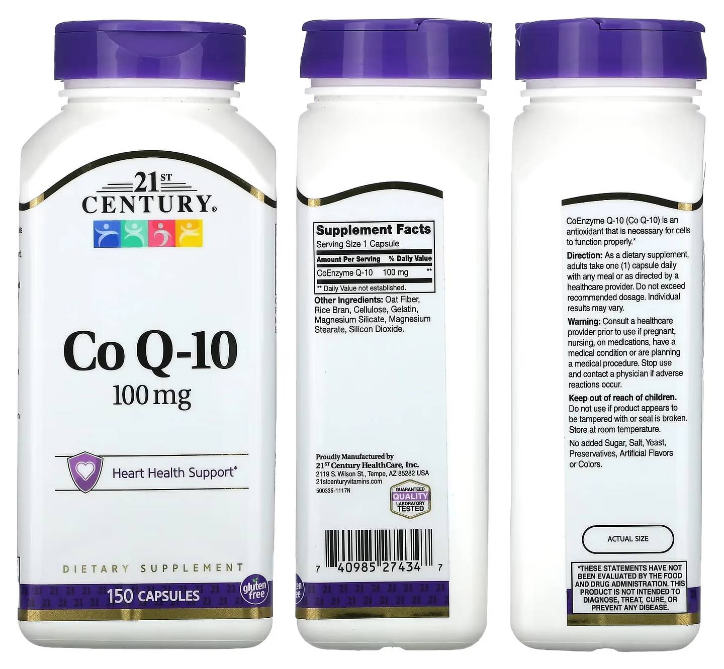 21st Century, CoQ10 packaging