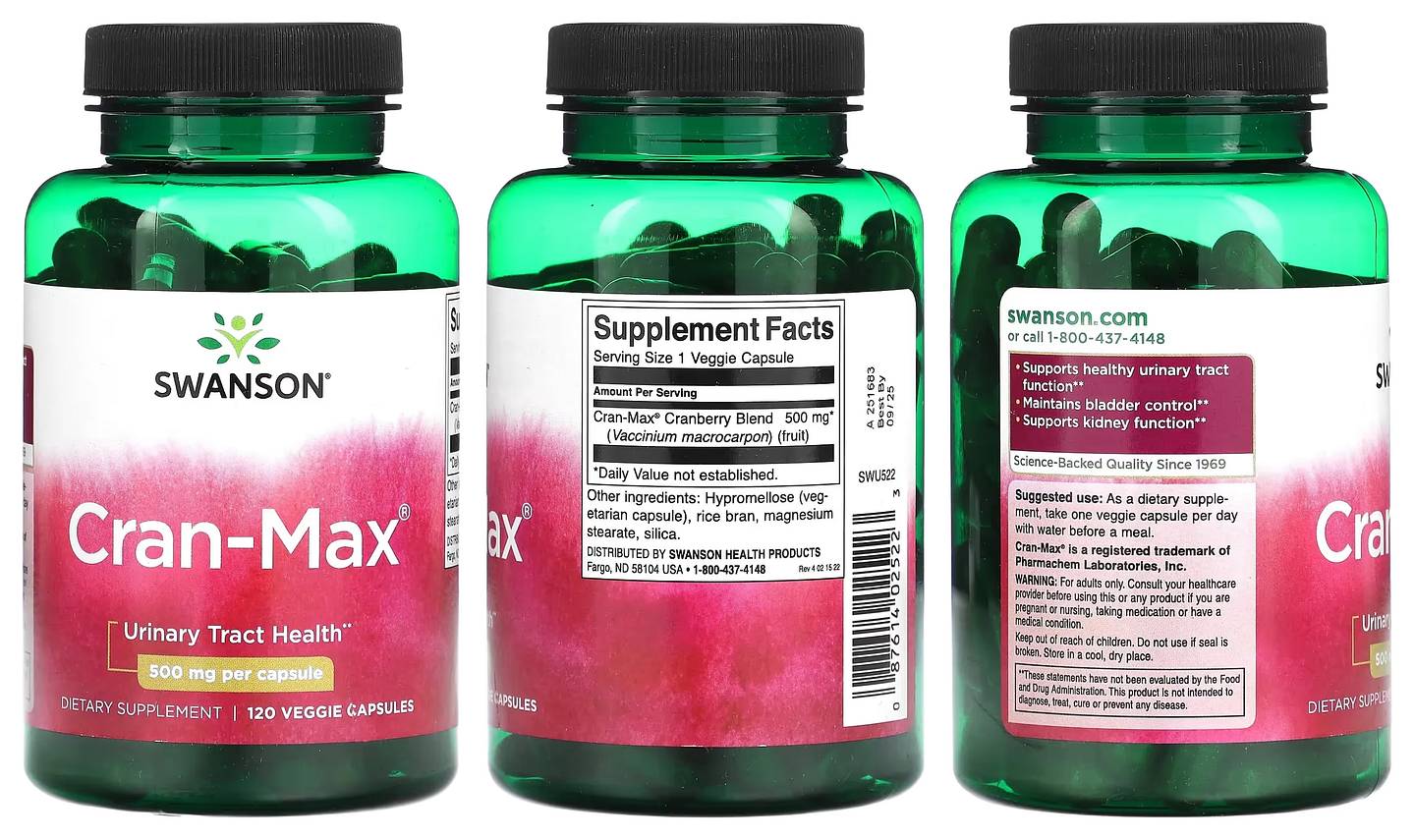 Swanson, Cran-Max packaging