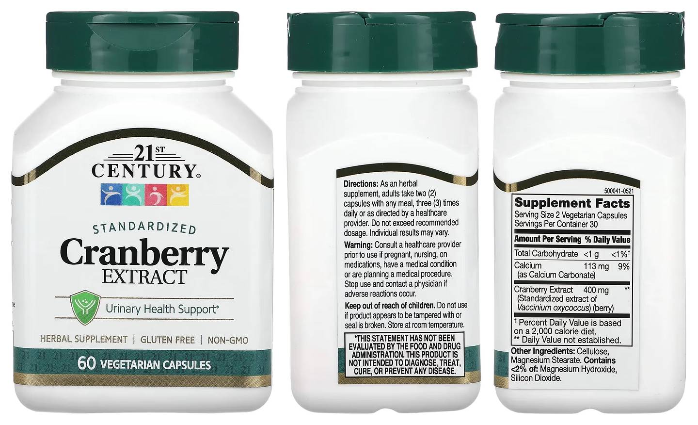 21st Century, Cranberry Extract packaging